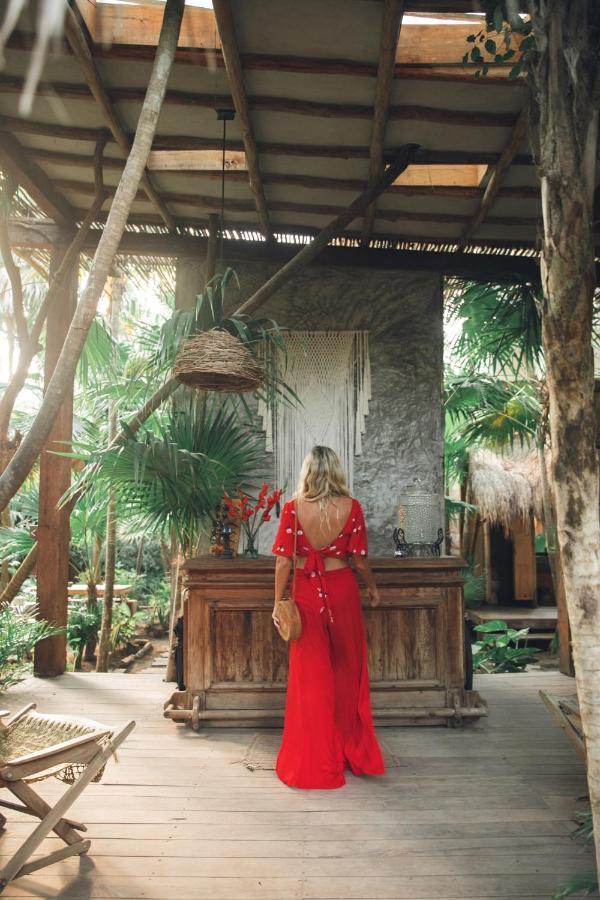 Nativus Glamping & Cenote Tulum Hotel Exterior foto